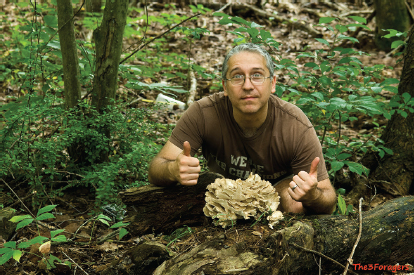 Robert finds a hen of the woods fungus Robert is originally from Hungary and - photo 5