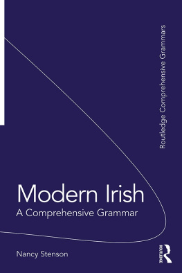 Nancy Stenson Modern Irish: A Comprehensive Grammar