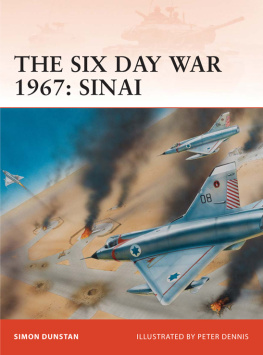 Simon Dunstan The Six Day War 1967: Sinai