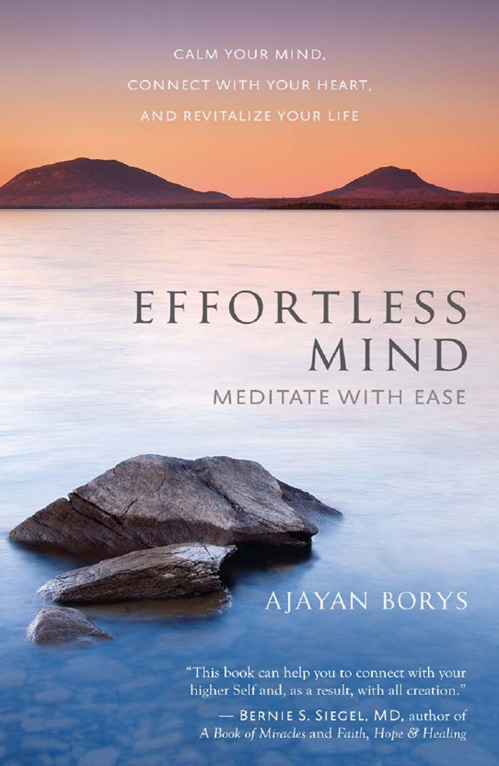 PRAISE FOR EFFORTLESS MIND Ajayan Borys writes clearly and insightfully about - photo 1