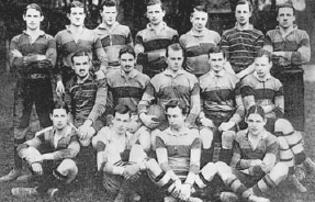 The Old Edwardians Rugby Team 191314 Slim is second from left on the back row - photo 3