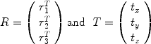 12 are a rotation matrix and a translation vector respectively Fig - photo 5