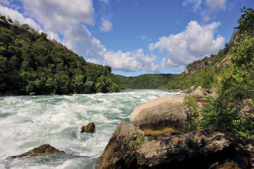 Cave of the Winds attraction by Bridal Veil Falls A boat draws you into the - photo 10