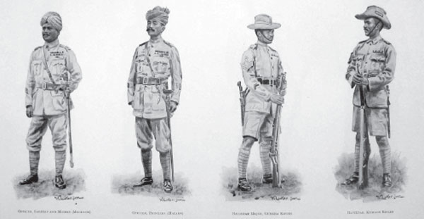 By the beginning of the twentieth century the three armies of Bengal Madras - photo 9