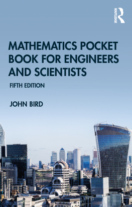 John Bird - Mathematics Pocket Book for Engineers and Scientists