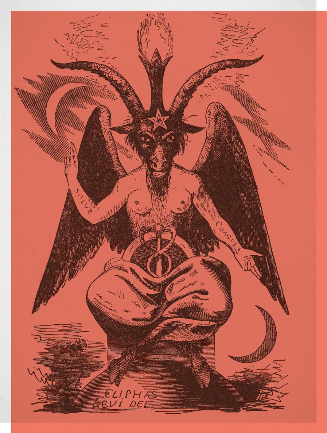 liphas Lvis 1855 illustration of Baphomet a Pagan deity revived in the - photo 2