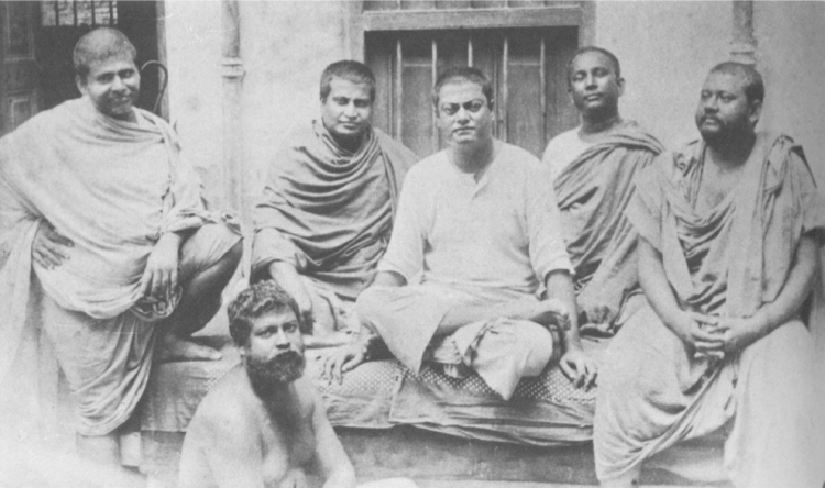 Group of Rmakrishnas disciples Calcutta 1902 From left to right Swms - photo 7