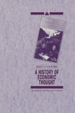 Isaac Ilyich Rubin - A History of Economic Thought