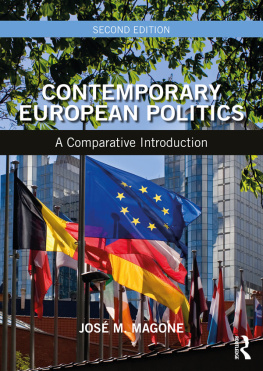 José M. Magone Contemporary European Politics: A Comparative Introduction