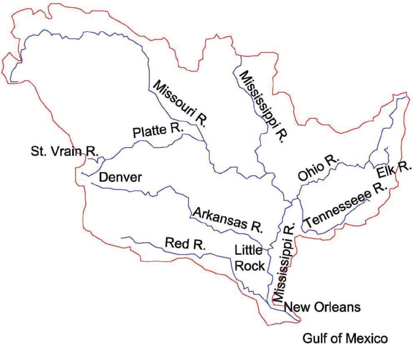 Mississippi River Watershed Central California Watersheds Note The - photo 2