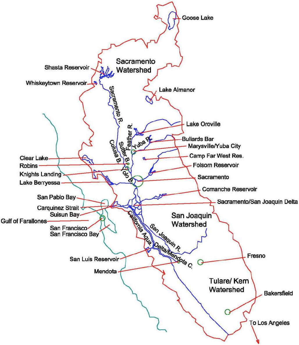 Central California Watersheds Note The TuleKern Watershed including Fresno - photo 3