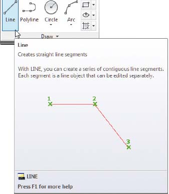 Fig 17 The extended tooltip appearing with a click on the Line tool icon - photo 11