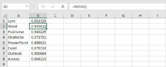 Note random numbers change every time a cell on the sheet is calculated If - photo 11