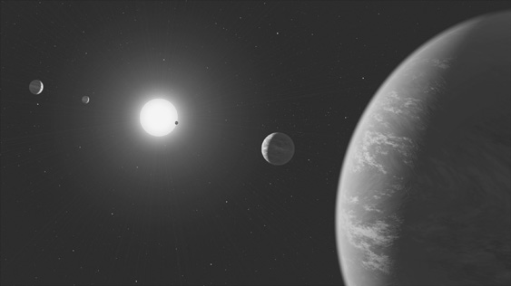 Figure 1 Artists impression of five worlds around K2-138 discovered by citizen - photo 3