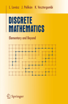 László Lovász - Discrete Mathematics: Elementary and Beyond