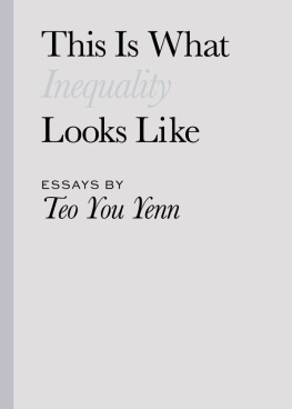 You Yenn Teo - This Is What Inequality Looks Like