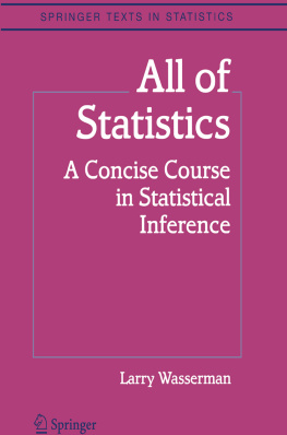 Larry Wasserman - All of Statistics