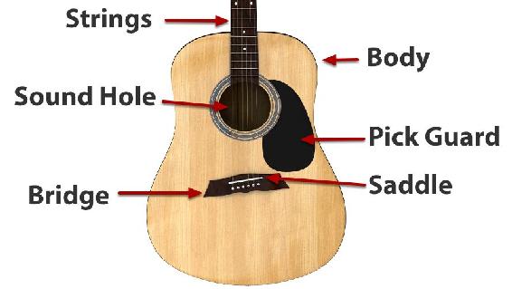 The Body of the guitar contains the Sound Hole and the Bridge The Sound Hole - photo 8