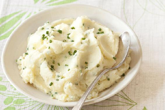 Chive Potato Mash Mash with chives boiled potatoes and cream Serves 2 - photo 5