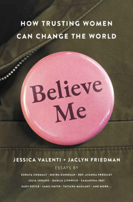 Jessica Valenti Believe Me