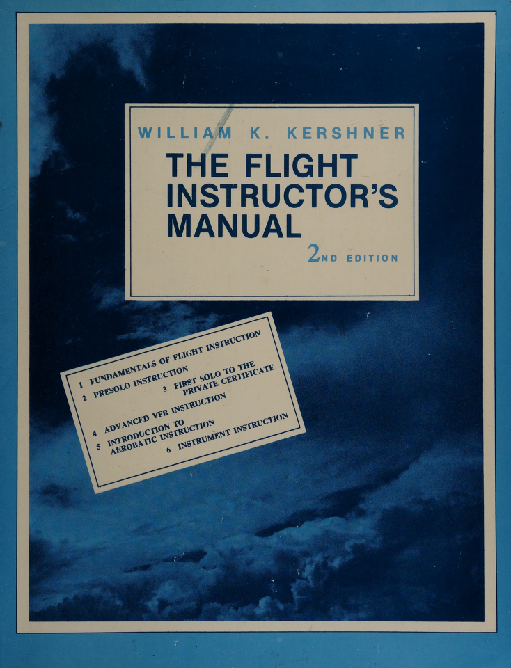 The flight instructors manual Kershner William K This book was produced in - photo 1