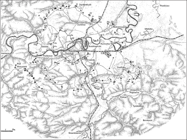 Map 11 Overview of Fortress Przemyl Fortress Przemyl an isolated and - photo 5