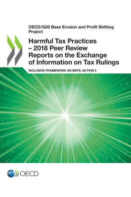 OECD - Harmful Tax Practices – 2018 Peer Review Reports on the Exchange of Information on Tax Rulings