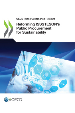 OECD Reforming ISSSTESON’s Public Procurement for Sustainability