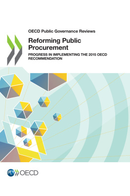 OECD - Reforming Public Procurement