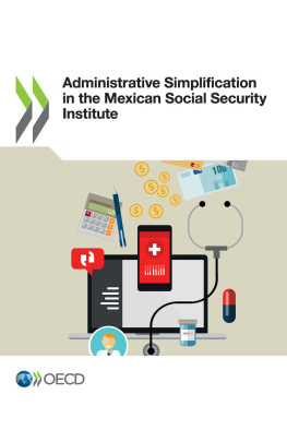 OECD Administrative Simplification in the Mexican Social Security Institute