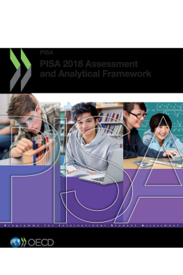 OECD PISA 2018 Assessment and Analytical Framework