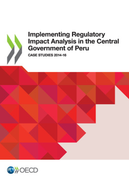 OECD - Implementing Regulatory Impact Analysis in the Central Government of Peru