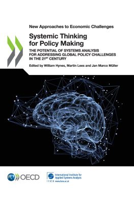 OECD and IIASA Systemic Thinking for Policy Making