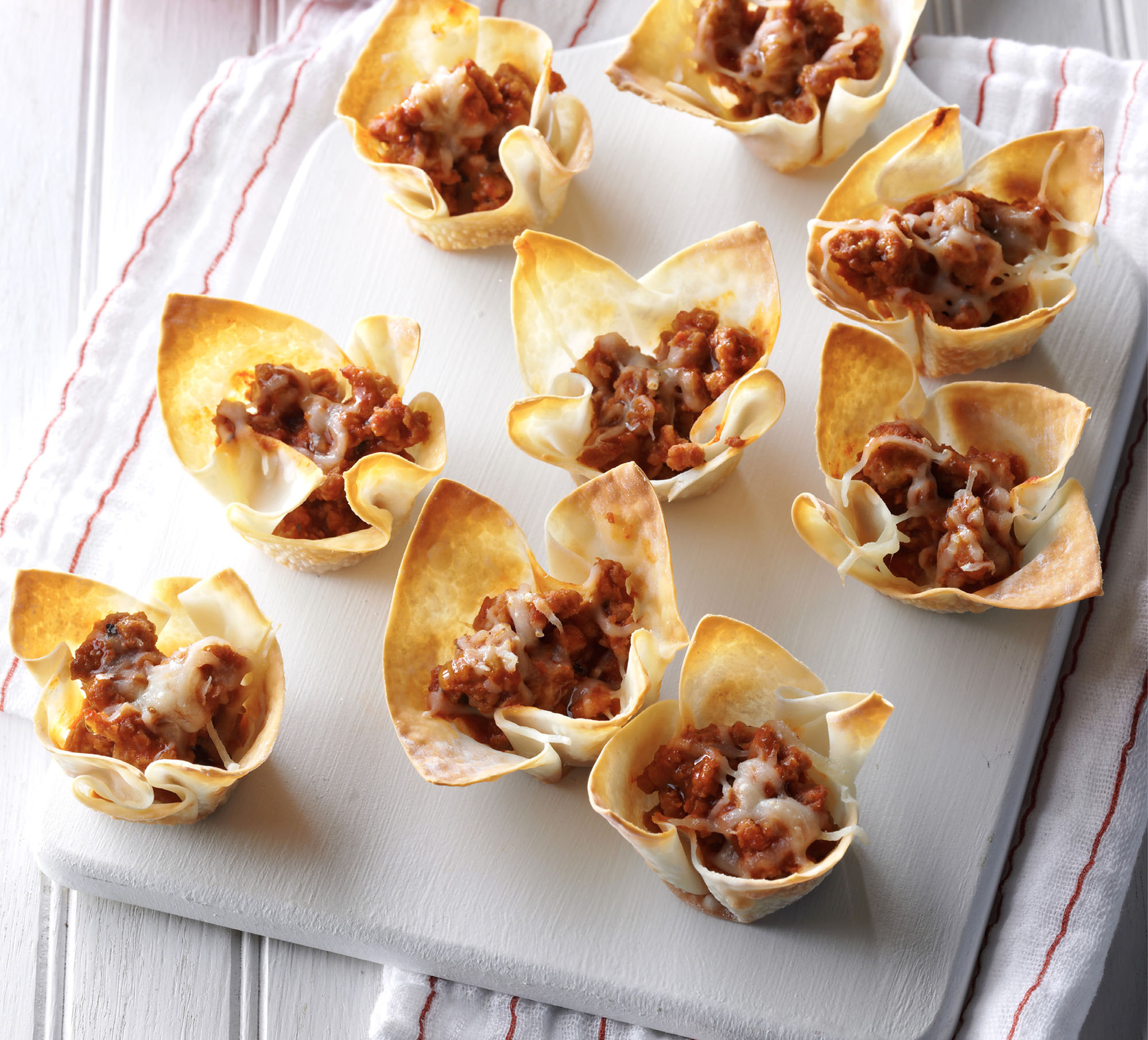 MAKE AHEAD SAUSAGE WONTON CUPS Heres a tasty hot appetizer for all those - photo 6