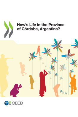 OECD - How’s Life in the Province of Córdoba, Argentina?