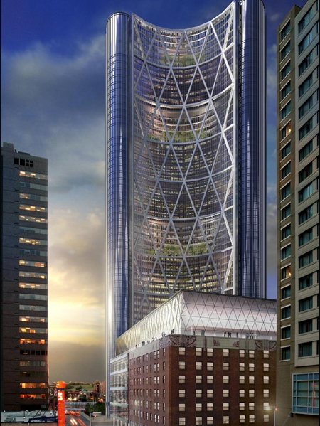 A rendering of the new tower showed the heights it would reach Rendering - photo 5