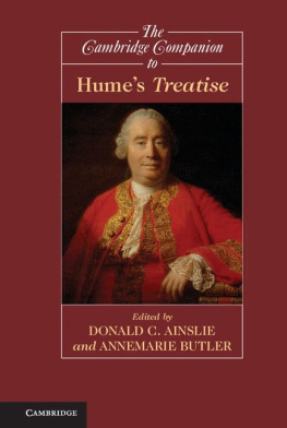 Donald Ainslie - The Cambridge Companion to Humes Treatise