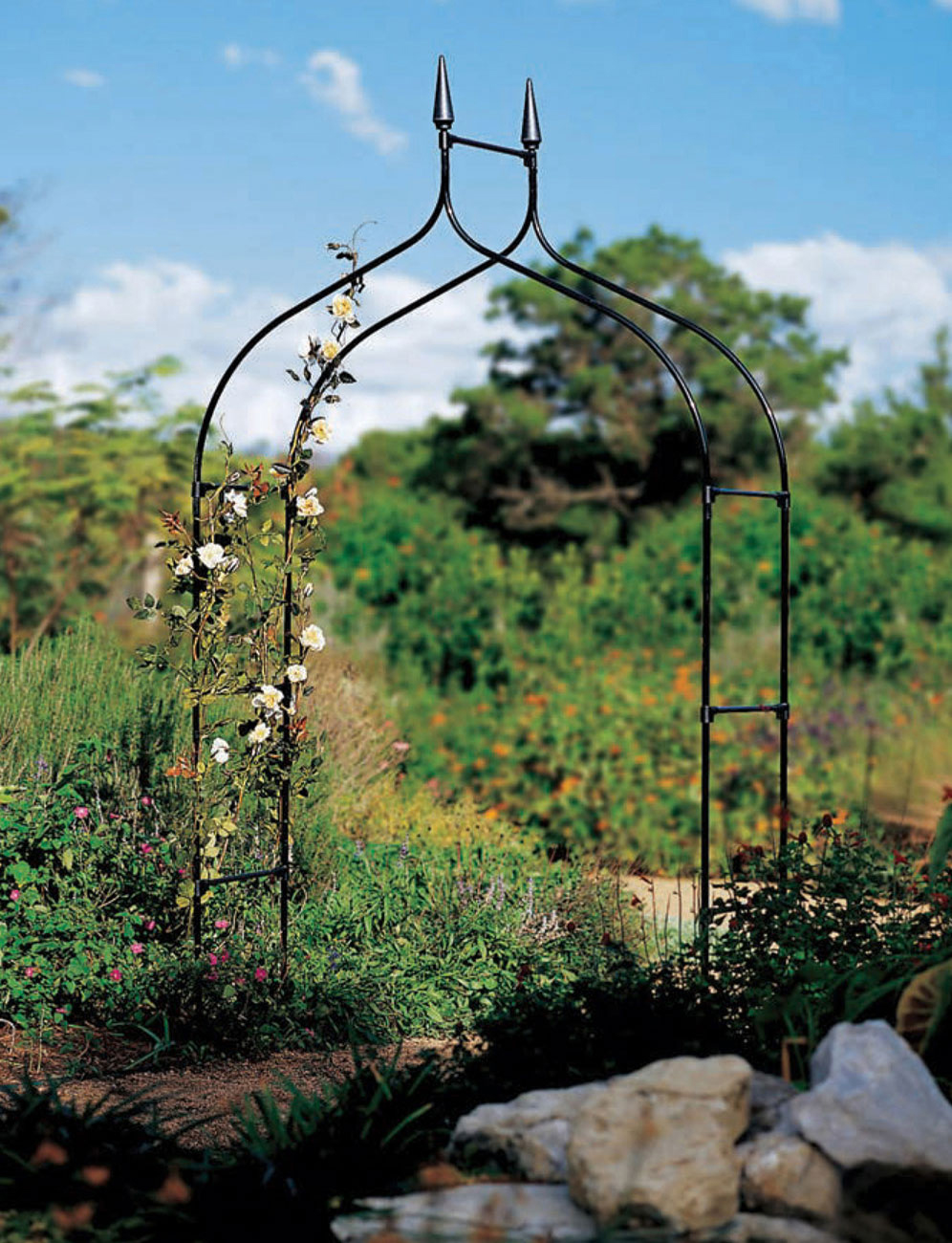 Simple and graceful arches and trellises are easily made from mild steel A few - photo 6