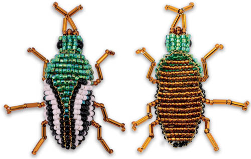 Legs and antennae are made with combinations of bugle and seed beads A few - photo 8