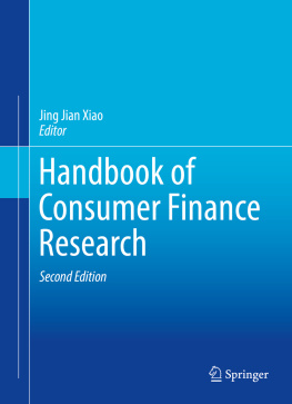 Jing Jian Xiao Handbook of Consumer Finance Research