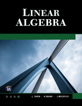 Ph.D. Shen Linear Algebra