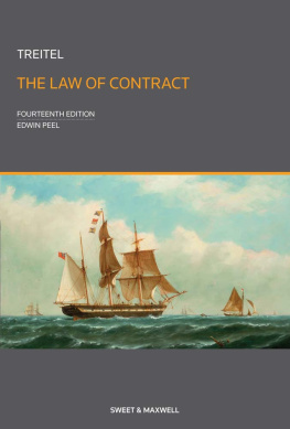 Edwin Peel - Treitel on The Law of Contract