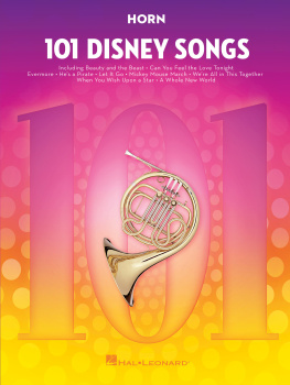 Hal Leonard Corp. - 101 Disney Songs for Horn