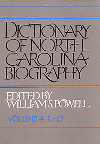 title Dictionary of North Carolina Biography Vol 4 L-O author - photo 1