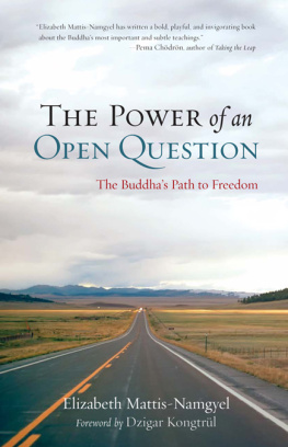 Elizabeth Mattis Namgyel - The Power of an Open Question: The Buddhas Path to Freedom