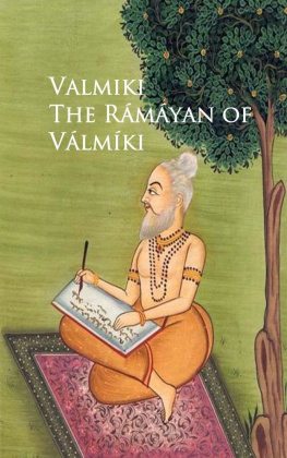 Valmiki The Rámáyan of Válmíki