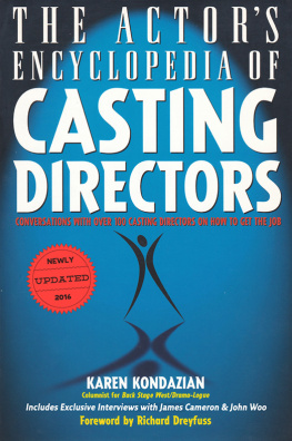 Karen Kondazian The Actors Encyclopedia of Casting Directors