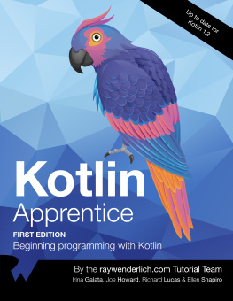 By Joe Howard - Kotlin Apprentice