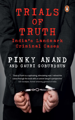 Pinky Anand Trials of Truth