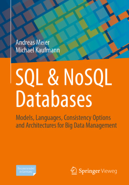 Andreas Meier - SQL & NoSQL Databases: Models, Languages, Consistency Options and Architectures for Big Data Management